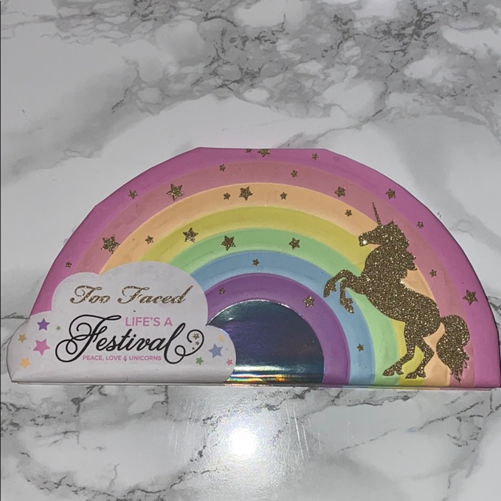 Too faced life festivals peace love unicorns